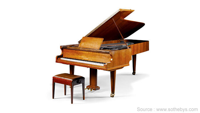 Le piano d'ABBA vendu aux enchères !