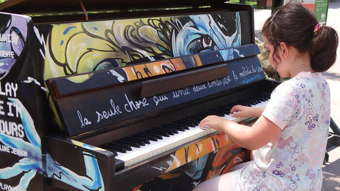 Quand le Street art s'attaque au piano