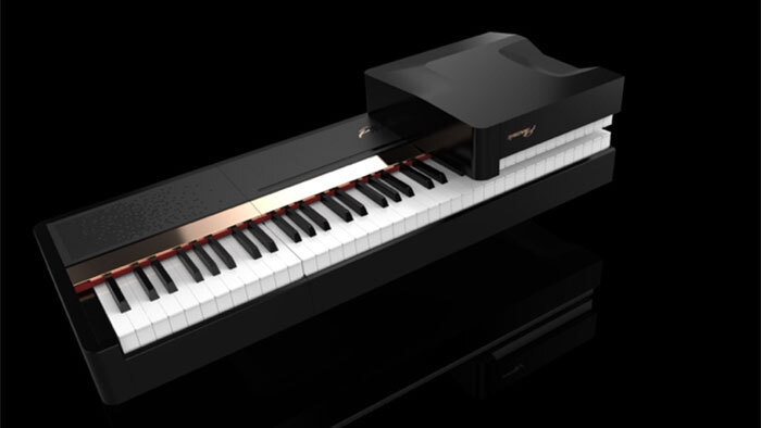 Un piano oui, mais pliable