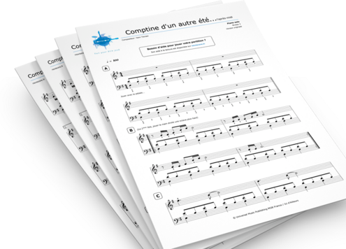 French Music Sheets, Apprendre à lire la musique au piano