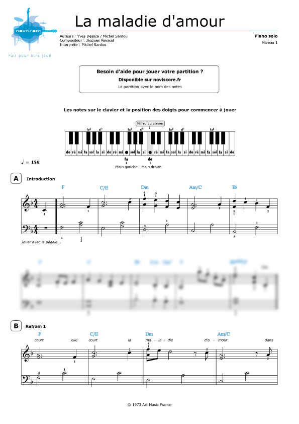 Partitions d piano