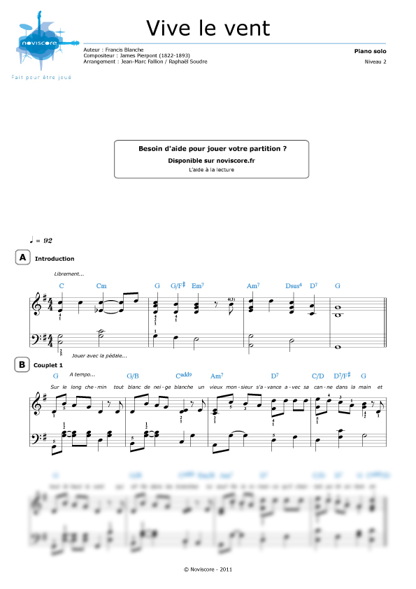 Vive Le Vent D Hiver Piano Vive Le Vent D Hiver Piano - Communauté MCMS
