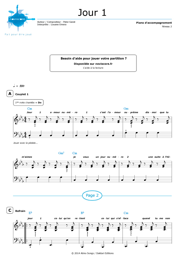 partition-piano-jour-1-louane-emera-partitions-noviscore