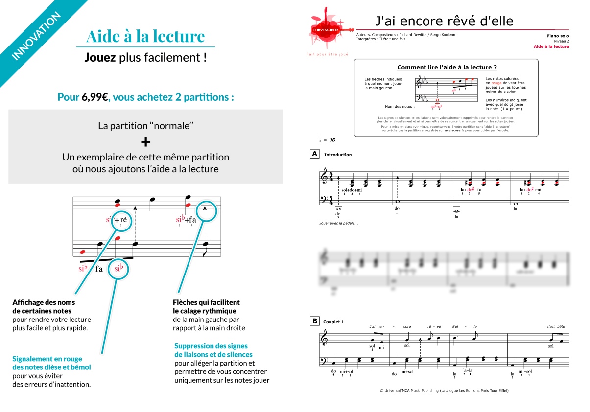 partition guitare j'ai encore reve d'elle