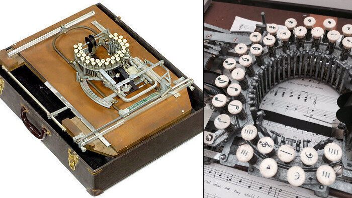 Une incroyable machine à écrire des partitions